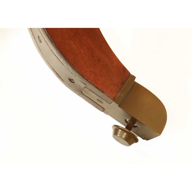 72-Inch Mahogany Pedestal Table With Self-Storing Leaf Opens to a 72 X 100 Inch Oval, an Ap Exclusive by AntiquePurveyor. For Sale - Image 14 of 18