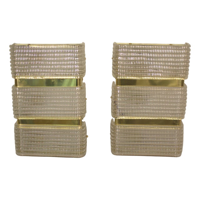 Murano Wall Sconces by Murano for Murano, Set of 2 For Sale