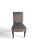 Late 20th Century Set of Four Contemporary Striped Parsons-Style Dining Chairs For Sale - Image 4 of 9