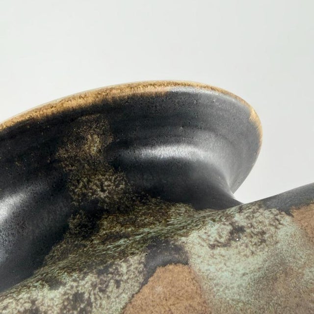 Hand-Painted Ceramic Vase by Bruno Gambone, Italy, 1960s For Sale - Image 12 of 13