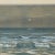 Postmodern Vintage Post-Impressionist Nocturne Coastal Seascape, Signed (c.1980, Watercolor on Paper) For Sale - Image 3 of 6