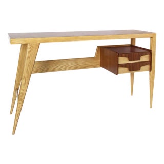Alma Oak Desk, 1980s For Sale