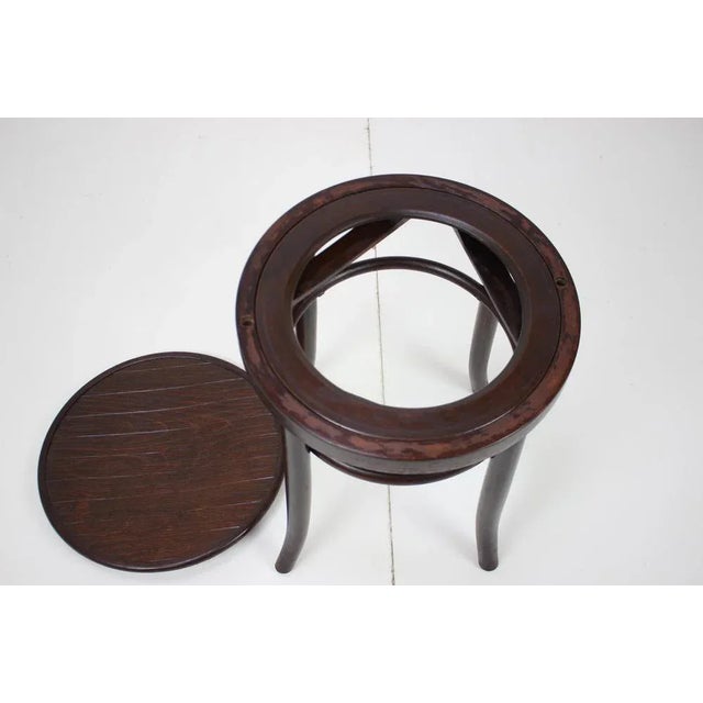 Wooden Stool from Fischel, 1910s For Sale - Image 4 of 9