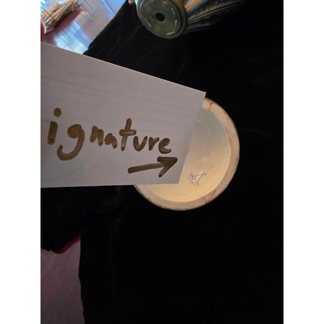 Rose Antique Signed Sevres Pr Urns Raised Gold Roses For Sale - Image 8 of 14