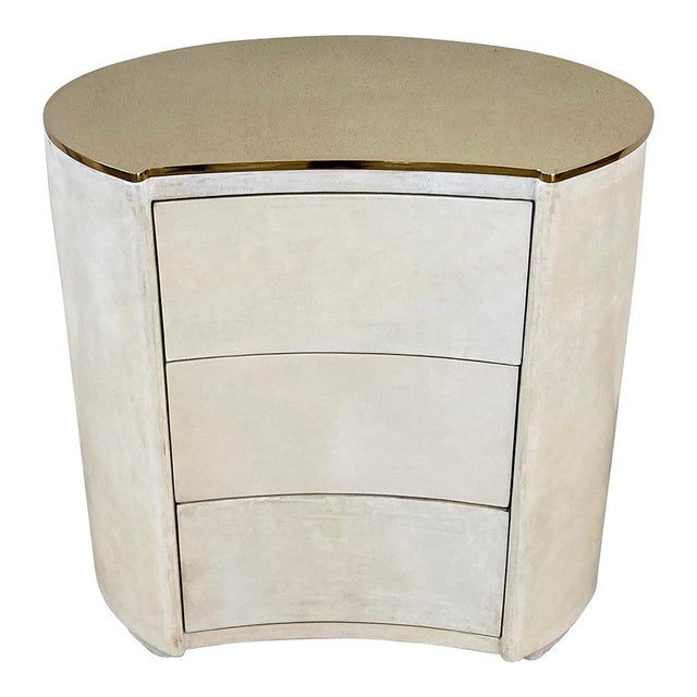 Commodes in Parchment, 1980s, Set of 2 For Sale - Image 4 of 12