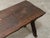 Wood Brutalist Coffee Table and Stools in Blackened Pine, 1960, Set of 6 For Sale - Image 7 of 13