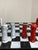 Chess Coffee Table with Wrought Iron and Ceramic Board, Ceramic Game Pieces, 1960s For Sale - Image 14 of 18
