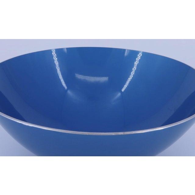 Vintage Emetlox Design Norway Anodized Aluminum Serving Bowl For Sale In Madison - Image 6 of 8