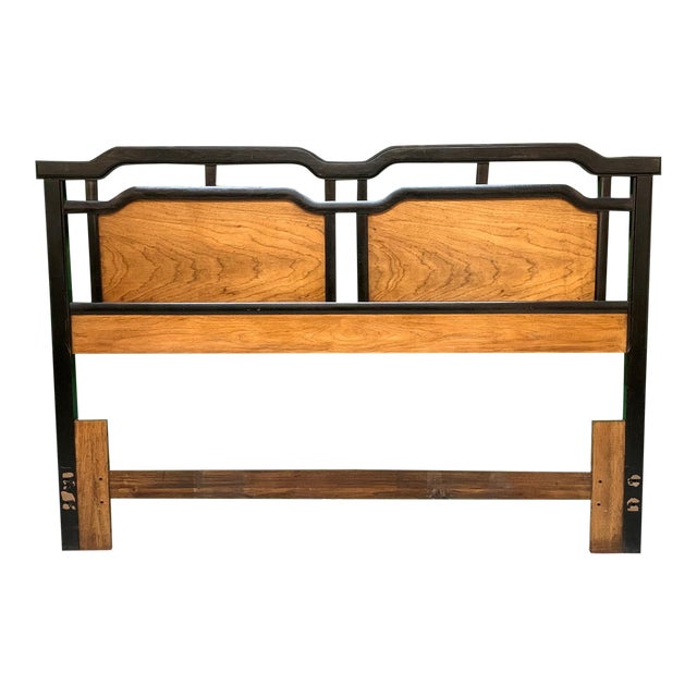 Mid Century Asian Full/Queen Headboard by Thomasville Chairish