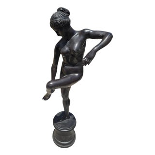 Large Greek Style Sculpture of Aphrodite (Venus), 1940, Bronze For Sale