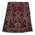 Hand-Knotted Antique Qashqai Tribal Shiraz Wool Area Rug - 4'10" X 6'5" For Sale