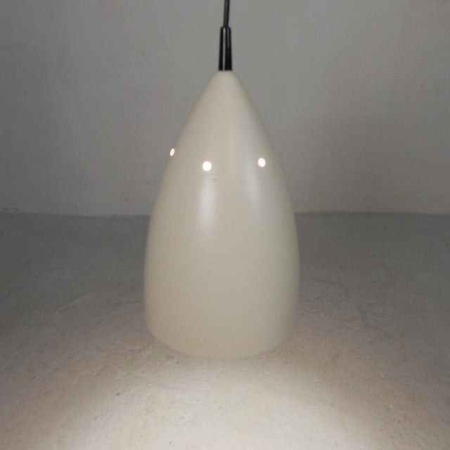 Vintage Hanging Lamp with Aluminum Shade, 1960s For Sale - Image 6 of 8