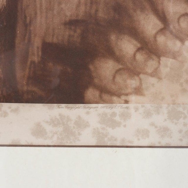 Paper Antique E. J. Curtis Photogravures “Esipermi-Comanche” Signed C1927 For Sale - Image 7 of 8