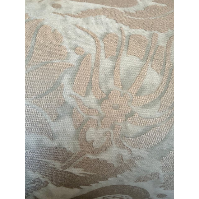2020s Pair of Vintage Fortuny Melagrana Fabric Pillows For Sale - Image 5 of 5
