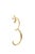 Metal Leaf Flourish Brass House Number, 9 For Sale - Image 7 of 14