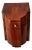 Antique American Federal Period Flame Mahogany Knife Box For Sale