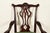 Wood Thomasville Chippendale Carved Mahogany Dining Chairs, Set of Six For Sale - Image 7 of 15