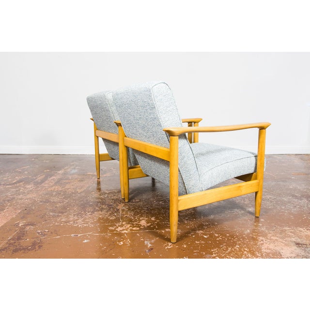 Vintage GFM 142 Chairs by Edmund Homa for GFM, Poland, 1960s, Set of 2 For Sale - Image 10 of 16