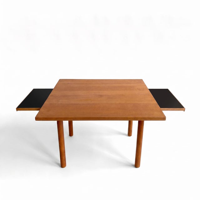 Extendable Dining Table by Hans J. Wegner for Andreas Tuck, 1950s, in Good conditions. Designed 1950 to 1959