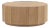 Scalloped Blond Oak Contemporary Coffee Table For Sale