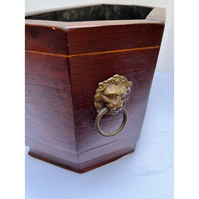 Antique Mahogany Planter For Sale - Image 9 of 9