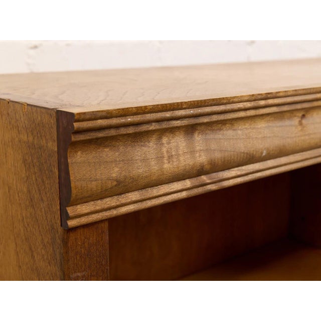 Wood Proper Walnut Vintage Shelf For Sale - Image 7 of 12