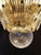 Palmette Ceiling Light with Clear and Amber Glasses, 1990 For Sale - Image 11 of 18