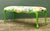 Vintage Lacquered Floral Bench For Sale In West Palm - Image 6 of 12