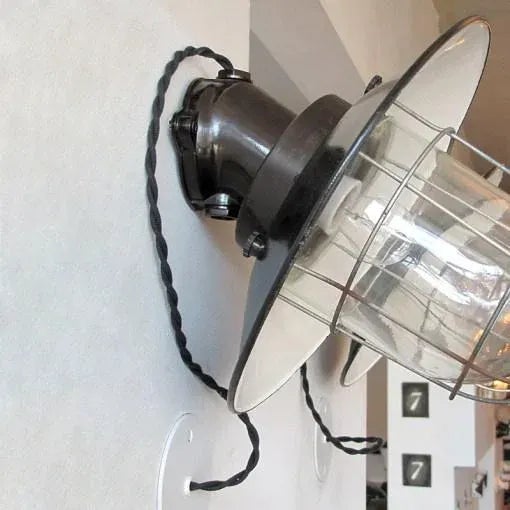Industrial Wall Lights - a Pair For Sale In Los Angeles - Image 6 of 10