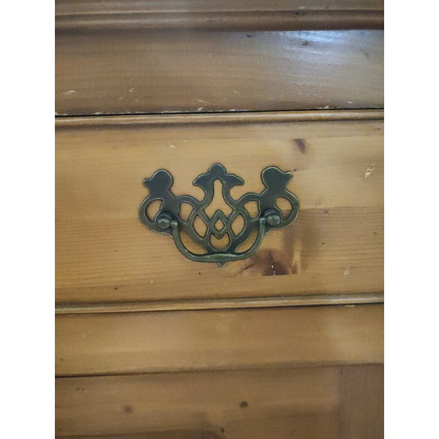 Wood Late 20th Century Country French Pine Sideboard For Sale - Image 7 of 7