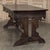 Antique Neo Gothic Carved Oak Trestle Three Drawer Writing Desk For Sale - Image 15 of 18