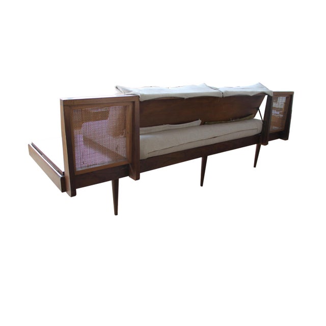 MidCentury Sofa With Attached End Tables Chairish