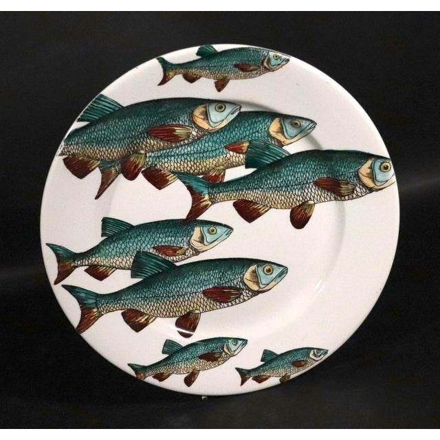 Mid-Century Modern A Sea of Imagination: Piero Fornasetti’s Iconic Pesci Plates For Sale - Image 3 of 11