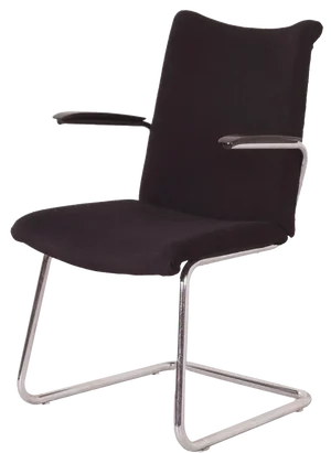 Model 3014 Tubular Chair with Armrests by Toon De Wit for De Wit, 1950s