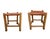 Vintage Rustic Log Chair & Stool Set For Sale - Image 14 of 17