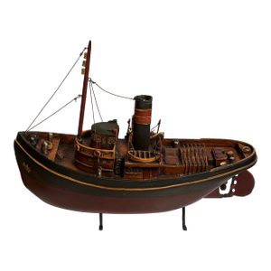 Late 20th Century Danube VI Royal Navy Tugboat Model