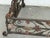 Black Antique Italian Hand-Forged Wrought Iron Fireplace Fender, 58” Wide, Floral Scroll & Fleur-De-Lis Architectural Hearth Guard For Sale - Image 8 of 12