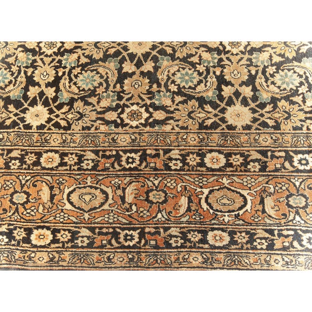 One-of-a-kind Vintage Persian Kirman Carpet For Sale In New York - Image 6 of 8