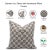 Fabdivine Decorative Cushion Cover 14x14 Inch Vintage Block Print Design- Chui Mui For Sale - Image 4 of 4