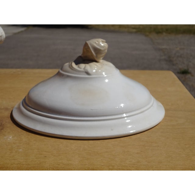 Earthenware Tureen from Sarreguemines, 1890s For Sale - Image 6 of 18