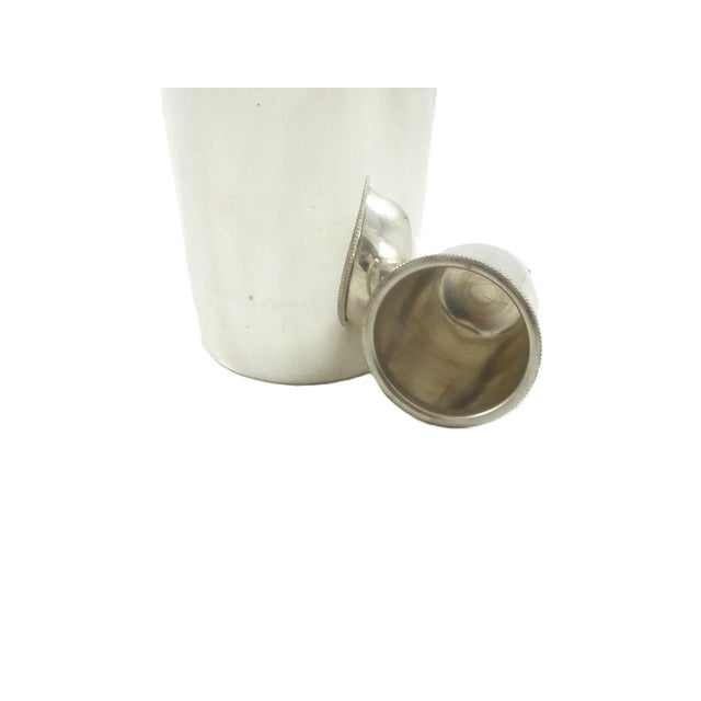 1930s Art Deco Silver Plated Cocktail Shaker by Giuliano Bossi | 'Dial-a-Drink' For Sale - Image 6 of 10