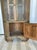 American Petite 18th Century Southern Corner Cupboard in Original Green Paint For Sale - Image 3 of 5