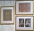 An extraordinary, ready-to-hang gallery collection of six (6) authentic turn-of-the-century Art Nouveau and Jugendstil...