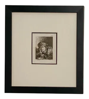 Late 18th Century Rembrandt Etching #35, by Francesco Novelli