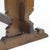 Vintage Brutalist dining table made of solid oak, crafted in the traditional style with mortise-and-tenon joints. A sturdy...