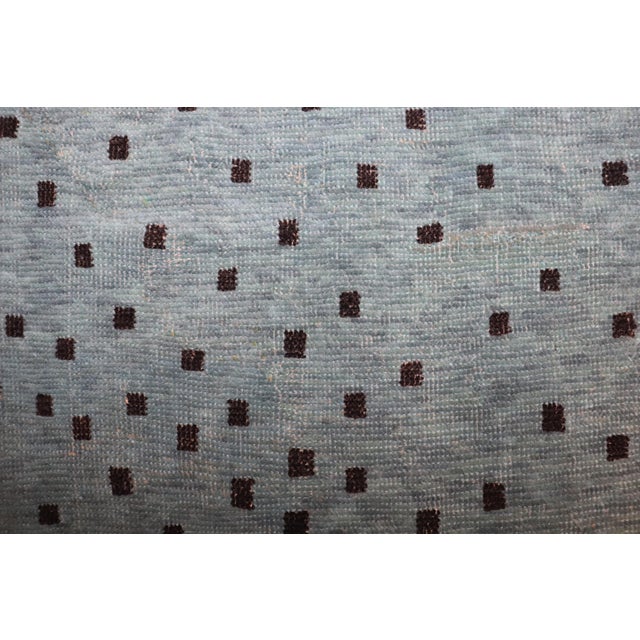 Antique Zabihi Collection Talish Blue Runner - 3'3" x 8' For Sale - Image 9 of 11