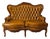 Louis XV Style Leather Sofa For Sale