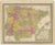 Antique map titled 'Kingdom of Spain and Portugal'. Old map of Spain and Portugal, with an inset map of the region of...