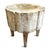 2020s Washed Wood Scallop Side Table For Sale - Image 5 of 7