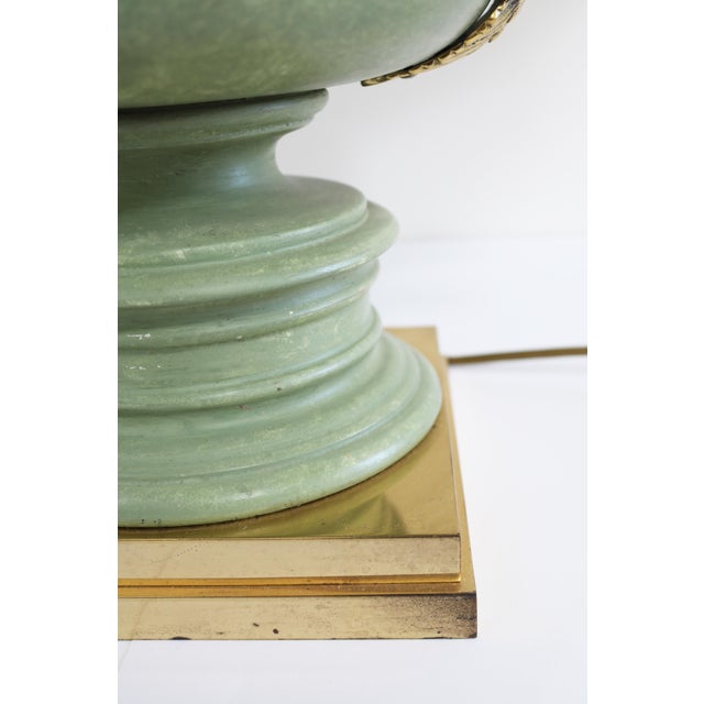 Cream Large Hollywood Regency Table Lamp with Fruit Bouquet, Italy, 1970s For Sale - Image 8 of 13